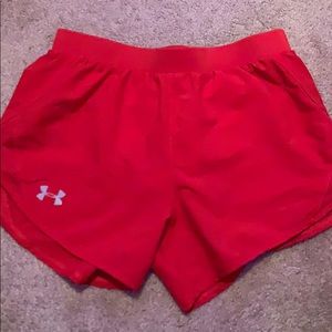 red under armour shorts